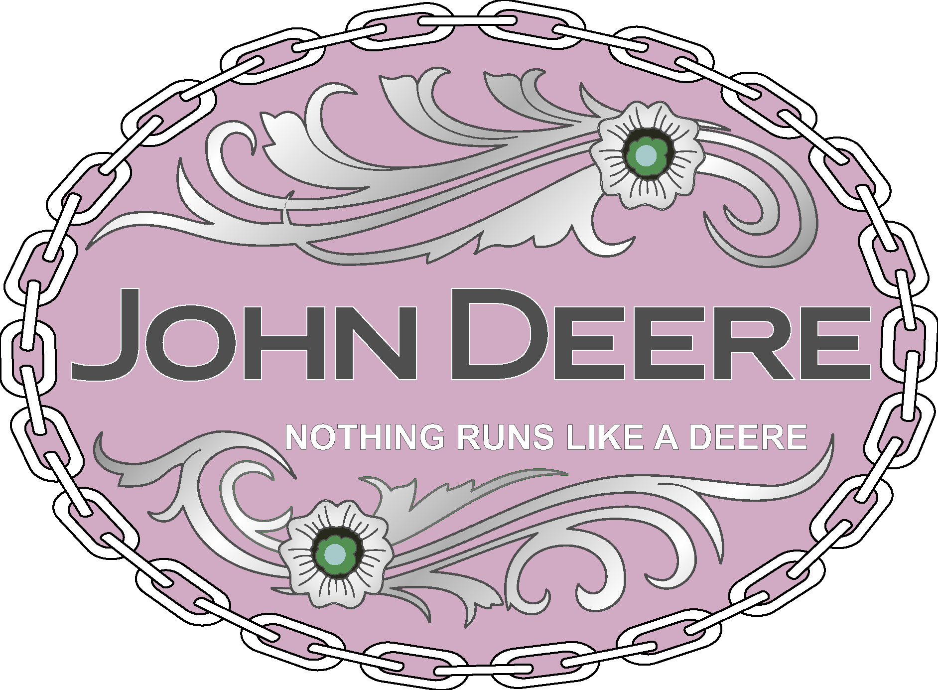 John Deere Buckle Logo Vector Logo